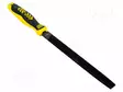 FILE - 2ND CUT - FLAT - BI-COMPONENT PLASTIC HANDLES - 200MM - Viilat, raapat - CK-T0080A8 - 1