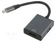 HDMI ADAPTERI 1.4,USB 3.0 - 0,15M - MUSTA - 4K,UHD 2160P - ALUMIINI - USB kaapelit ja adapterit - ART-OEM-C8 - 1
