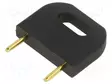 CONNECTOR INSULATED PLUG (MUSTA) - Erikoisliittimet - D3088-98 - 1