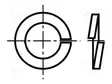 JOUSIALUSLEVY - M3 - D=5,6MM - H=1MM - RUOSTUMATON TERÄS A2 - Aluslevyt ja prikat - B3BN5258 - 1