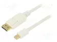 KAAPELI - DISPLAYPORT-PISTOKE,MINI DISPLAYPORT-PISTOKE - PVC - HDMI, DVI, DisplayPort johdot - CG681-1.8 - 1