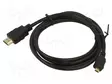 KAAPELI - HDMI-PISTOKE,MICRO HDMI PISTOKE - 1,8M - MUSTA - HDMI, DVI, DisplayPort johdot - ART-OEM-38 - 1