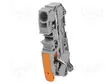 LIITIN: KISKO-2116 - 76A - 800V - PUSH-IN - HARMAA - 0,5÷16MM2 - NAVAT: 1 - Kiskoliittimet - 2116-1201605-038 - 1