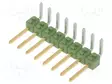PIIKKIRIMALIITIN - PIN-LIITIN - UROS - PIN: 8 - THT - AMPMODU MOD II - 2,54MM - Piikkirimaliittimet - 826631-8 - 1