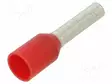 PÄÄTEHOLKKI - ERISTETTY - KUPARI - 1,5MM2 - 8MM - TINATTU - 16AWG - Pääteholkit ja jatkoholkit - 460408 - 1