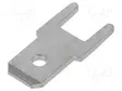 PURISTUSLIITIN - LITTEÄ - 4,8MM - 0,8MM - THT - PRONSSI - TINATTU - KOK.PIT: 12,6MM - Juotoskorvat ja kaapeliliittimet - PCB - 382508.28 - 1