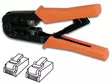 PURISTUSTYÖKALU MODULAARILIITTIMILLE 6P6C, 6P4C, 8P8C (RJ12, RJ45) - Krimppauspihdit RJ-liittimiin - VTM68 - 1