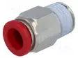 PUSERRUSLIITIN - SUORA - PBT - RUUVIKIERRE: BSP 1/4" - Liittimet ja johdot pneumatiikkaan - C01250828 - 1