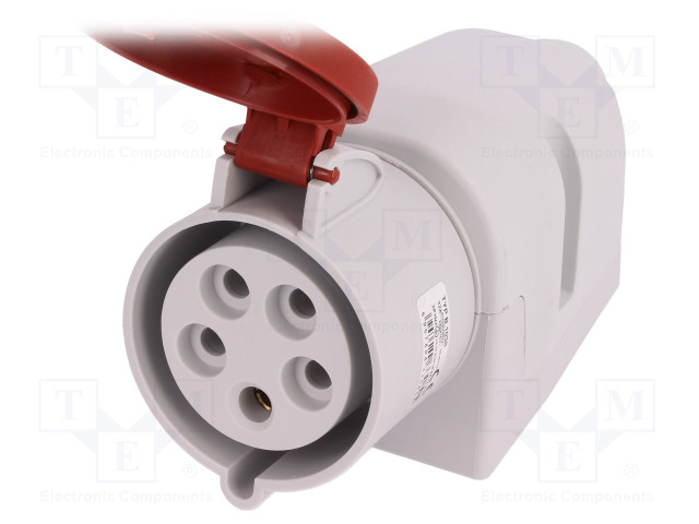 3-VAIHE N LIITINAARAS - 32A - 400VAC - AC liittimet ja rungot - PB.1038 - 1