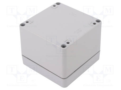 ASENNUSKOTELO - X: 100MM - Y: 100MM - Z: 81MM - ALUMIINI - Yleiskäyttöiset kotelot - DEL-490-101008A-68 - 1