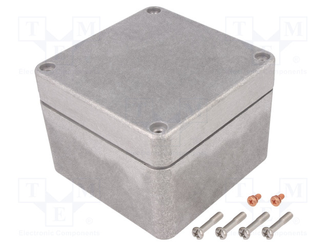 ASENNUSKOTELO - X: 125MM - Y: 125MM - Z: 90MM - ALUMIINI - Yleiskäyttöiset kotelot - DEL-486-121209-68 - 1