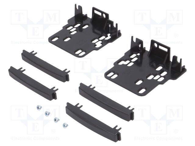 AUTORADION KEHYS - CHRYSLER,DODGE,JEEP - 2 DIN - MUSTA - Kehykset autoradioille - RAM-40.058 - 1