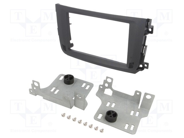 AUTORADION KEHYS - SMART - 2 DIN - MUSTA - Kehykset autoradioille - RAM-40.928 - 1