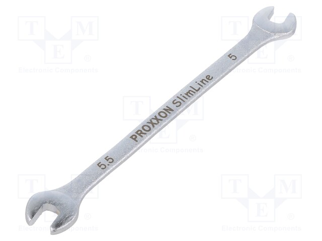 WRENCH: FLAT - DOUBLE-SIDED - 5MM,5.5MM - CHROM-VANADIUM STEEL - Vääntötyökalut ja kiintolenkit - PR23828 - 1