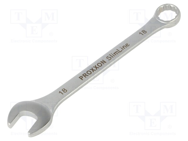 WRENCH: COMBINATION SPANNER - DOUBLE-SIDED - 18MM - SLIMLINE - Vääntötyökalut ja kiintolenkit - PR23918 - 1