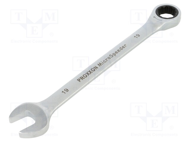 WRENCH: COMBINATION SPANNER - RATTLE - 19MM - MICROSPEEDER - Vääntötyökalut ja kiintolenkit - PR23268 - 1