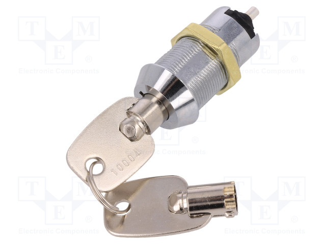 AVAINKYTKIN - ASENNOT: 1 - KOSKETTIMET: SPST - Avainkytkimet - KS-48 - 1