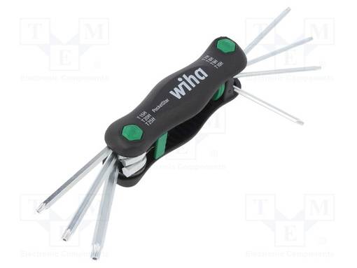 WRENCH: TORX®-SET - WITH PROTECTION - CHROM-VANADIUM STEEL - 7PCS. - Kuusiokolo- ja TORX avaimet - WIHA.25128 - 1