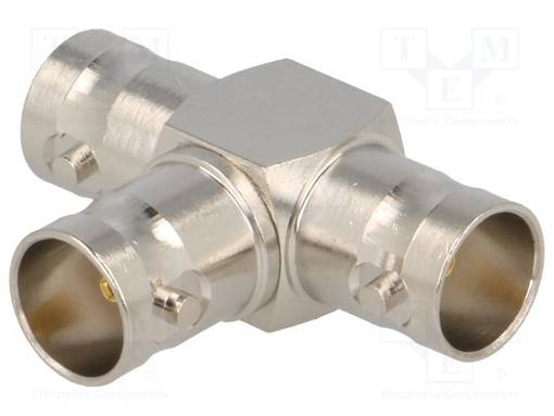LABORATORY CONNECTOR: BNC - FEMALE - 75OHM - T - -65÷165°C - Laboratorioliittimet - muut - POM-6738 - 1