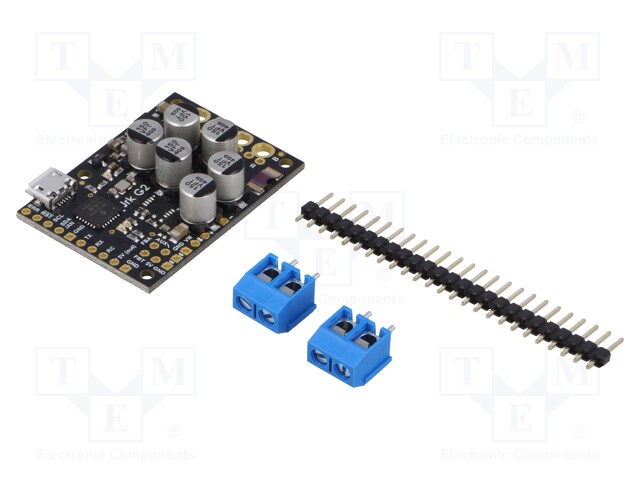 DC-MOOTTORIN OHJAIN - 20KHZ - I2C,TTL,USB - 27A - UMOT.-TULO: 6,5÷30V - Moottoreiden moduuliajurit - POLOLU-3148 - 1