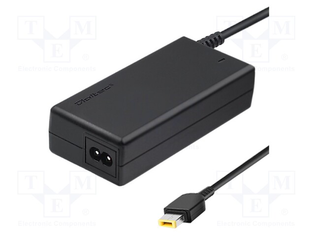HAKKURIVIRTALÄHDE -20VDC - 2,5A - LÄHTÖ: SLIM TIP+PIN - 45W - Kannettavien tietokoneiden virtalähteet - ZSI-50098 - 1