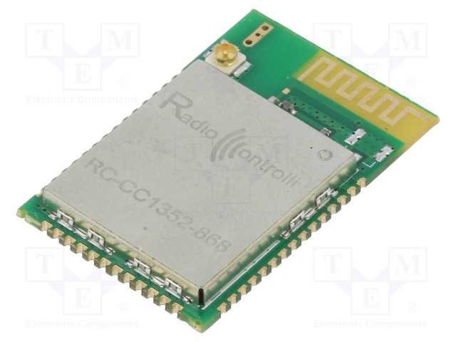 IOT MODUULI - 868MHZ - -122DBM - 1,8÷3,8VDC - 14DBM - SMD - 24/8,1MA - SMA - RF moduulit - RC-CC1352-868 - 1