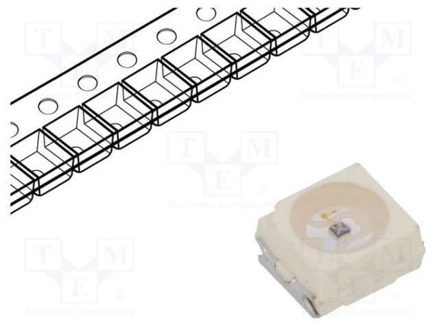 IR-LÄHETIN - 3528,PLCC2 - 940NM - LÄPINÄKYVÄ - 40MW - 120° - 1,15÷1,6VDC - IR LEDit - VSMB3940X01-GS08 - 1