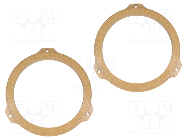 KAIUTTIMEN KOROKERENGAS - MDF - 165MM - OPEL - KYLLÄSTETTY,MAALATTU - 2KPL - Kaiuttimen MDF soviterenkaat  - MDF-D.48 - 1