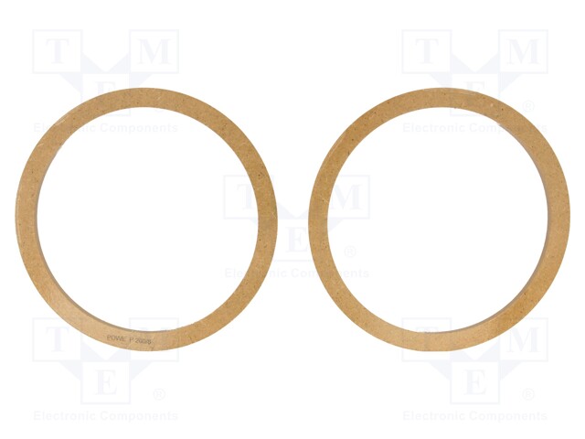 KAIUTTIMEN KOROKERENGAS - MDF - 200MM - KYLLÄSTETTY,MAALATTU - 2KPL - Kaiuttimen MDF soviterenkaat - MDF-P2008 - 1