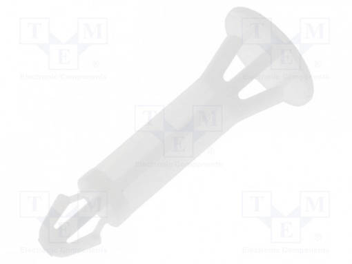KIINNITYSKYTKIMEN HATTU POLYAMIDI - PIT: 18MM - TARRAIN - LUONNOLLINEN - Piirilevyn korokepalat - FIX-RBS-18 - 1
