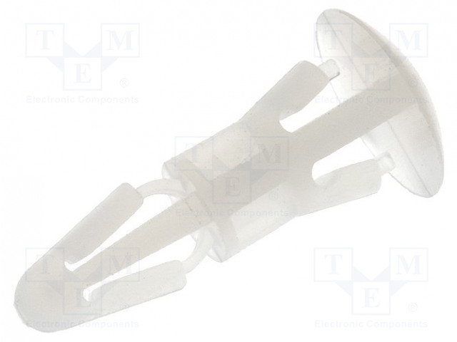 KIINNITYSKYTKIMEN HATTU POLYAMIDI - PIT: 8MM - TARRAIN - LUONNOLLINEN - Piirilevyn korokepalat - RS8 - 1