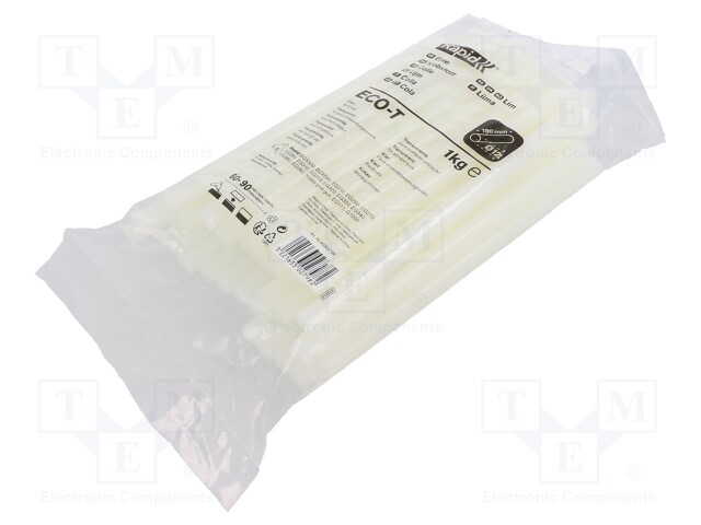 KUUMALIIMA - Ø: 12MM - LÄPINÄKYVÄ - PIT: 190MM - SIDONTA: 30S - Kuumaliima ja kuumailma työkalut - RAP-40302798 - 1