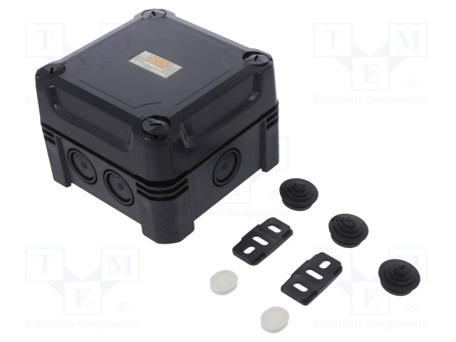 KYTKENTÄRASIA - X: 114MM - Y: 114MM - Z: 60MM - POLYKARBONAATTI - Kytkentärasiat - OBO-2005118 - 1