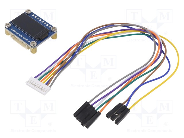 LCD NÄYTTÖ - GRAAFINEN,MATRIISI IPS - 160X80 - 32,5X26MM - 0,96" - LED - Graafiset LCD-näytöt - WSH-15868 - 1