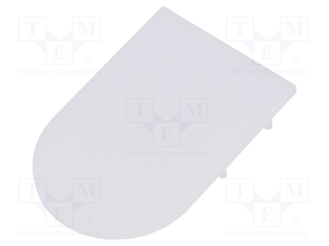 LED PROFIILIN PÄÄTYPALA - MAITOMAINEN - 20KPL - PLEXIGLASS PMMA - Profiilit LED nauhoille - TOP.V4540038 - 1