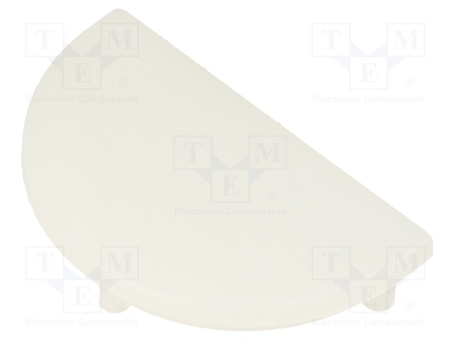 LED PROFIILIN PÄÄTYPALA - MAITOMAINEN - 20KPL - PLEXIGLASS PMMA - Profiilit LED nauhoille - TOP.V4980038 - 1