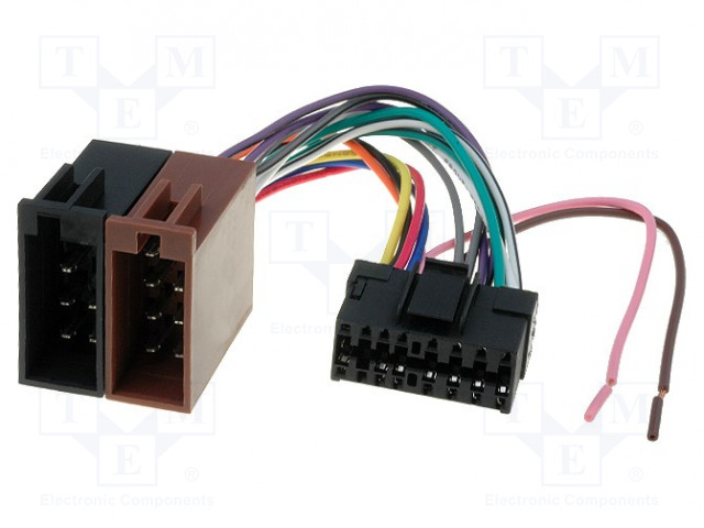 LIITIN - ISO - SONY - PIN: 16 - Radiopaneelien liittimet - ZRS-58 - 1
