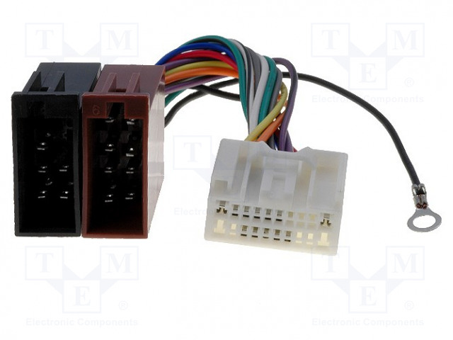 LIITIN - RADIO,ISO - CITROËN,MITSUBISHI,PEUGEOT - PIN: 20 - Merkkikohtaiset autoradioliittimet - ZRS-178 - 1