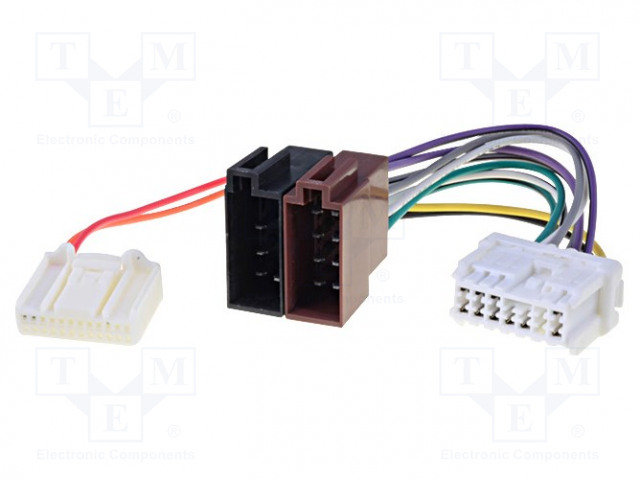 LIITIN - RADIO,ISO - DACIA,RENAULT - Merkkikohtaiset autoradioliittimet - ZRS-208 - 1