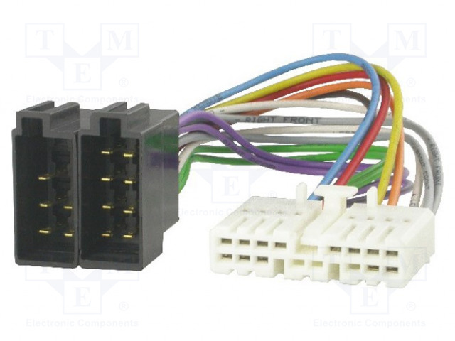 LIITIN - RADIO,ISO - HONDA - PIN: 16 - Merkkikohtaiset autoradioliittimet - ZRS-98 - 1