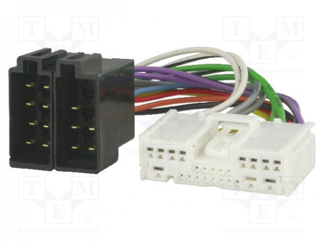 LIITIN - RADIO,ISO - MAZDA - PIN: 24 - Merkkikohtaiset autoradioliittimet - ZRS-128 - 1