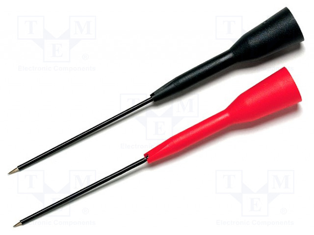 MITTAPIIKKI - 60VDC - MUSTA JA PUNAINEN - PISTORASIAN KOKO: 2MM - Mittapäät - FLK-TP88 - 1