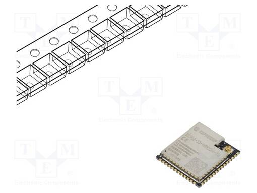 IOT MODUULI - BLUETOOTH: BLE - WIFI - ULKOINEN - IEEE 802.11B/G/N - IoT (WiFi/Bluetooth) moduulit - ESP32S3-WRM1U-16R8 - 1