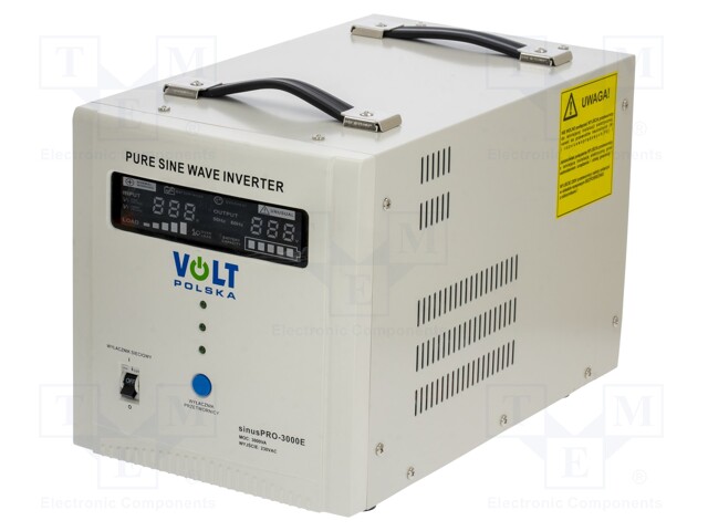 MUUNNIN: DC/AC - 2,1KW - LÄHTÖJÄNNITE 230VAC - LÄHTÖ: AC PISTORASIAA 230V - Invertterit ja jännitteenalentimet - SINUS-PRO-3000-48 - 1