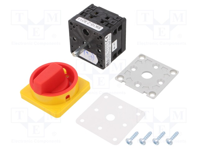 NOKKAKYTKIN-ASENNOT: 2 - 16A - 0-1 - SISÄÄNRAKENTAMISEEN - Nokkakytkimet - SK16-2-8211-P08 - 1