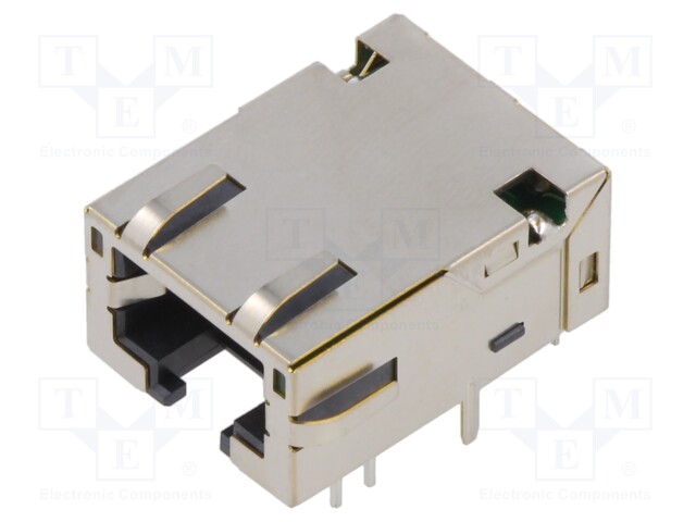 LIITIN: RJ45 - PISTORASIA - PIN: 8 - CAT: 5E - SUOJATTU - 8P8C - THT - RJ liittimet - MTJ88NX1FSPGL38 - 1