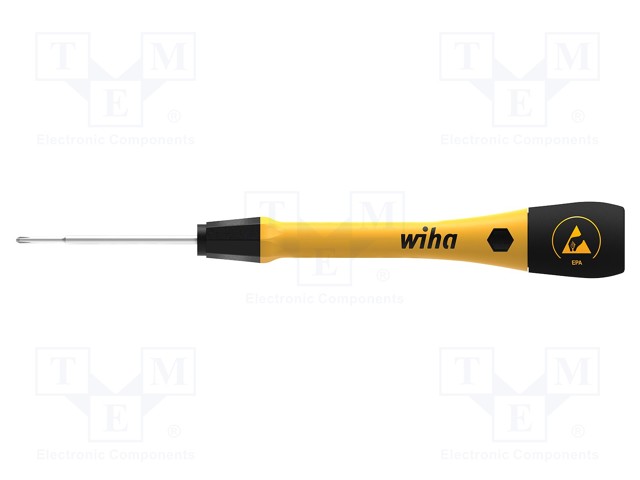 SCREWDRIVER: PRECISION - PHILLIPS - PH1 - BLADE LENGTH: 60MM - ESD - Ruuvimeisselit ja sarjat - WIHA.43678 - 1