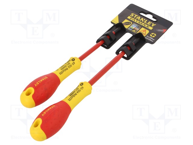 SCREWDRIVER: INSULATED-SET - INSULATED - PLUSMINUS PH-TYPE - 1KVAC - Ruuvimeisselit ja sarjat - STL-FMHT0-62648 - 1