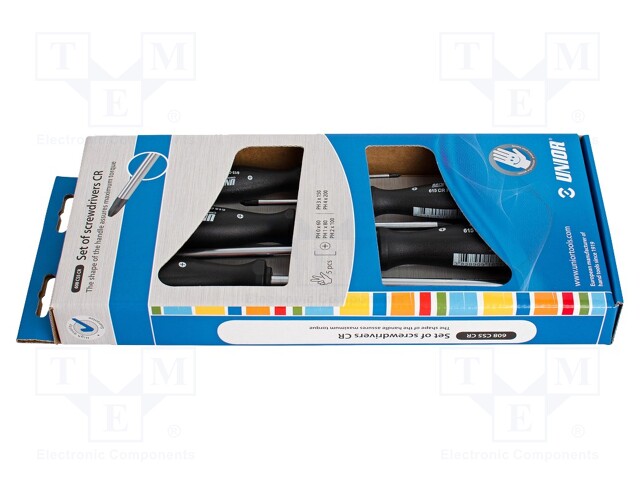 SCREWDRIVER: UNIVERSAL-SET - PHILLIPS - PH0,PH1,PH2,PH3,PH4 - CR - Ruuvimeisselit ja sarjat - UNIOR-617028 - 1