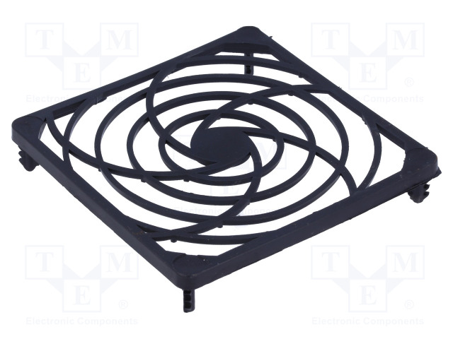 SUOJA - MUOVI - 80X80MM - TARRAIN - A: 80MM - B: 14,5MM - C: 2,8MM - D: 5,5MM - Tuulettimien suojat - FBZ-08 - 1